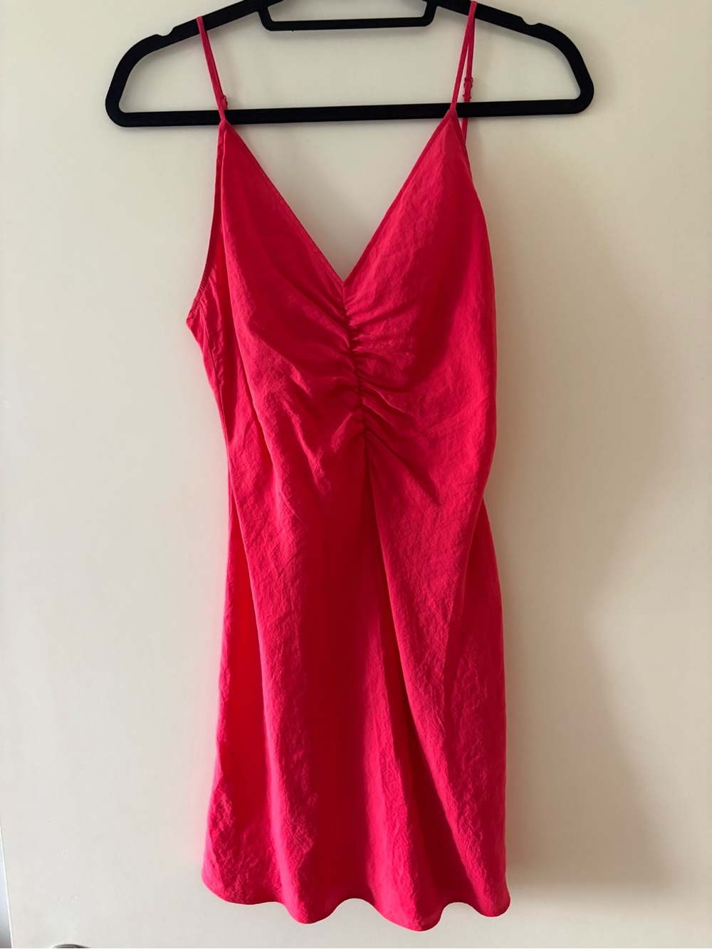Zara Hot Pink Spaghetti Strap Dress - Picture 3 of 5